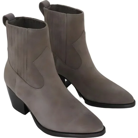 Ralph Lauren Racquel Pointed-Toe Bootie Truffle Ankle Boots Women's US 9M - Picture 4 of 6
